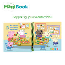 Coloriage magique peppa cochon et sa famille?coloriage peppa pig peppa pig en francais! Livre Magibook Peppa Pig Jouons Ensemble Vtech