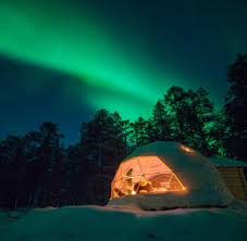 Glas iglu hotel in finnland mit blick auf die nordlichter. Finnland Unterkunfte Mit Blick Auf Die Nordlichter Welt