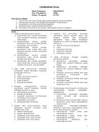 Beberapa program pemerintah yanh dijalankan untuk meningkatkan kualitas penduduk indonesia adalah : Soal Geografi Xi 13