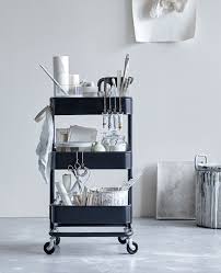 Raskog Utility Cart Being Used As An Art Station For Painting And Supplies Art Studio At Home Ikea Raskog Art Studio Space