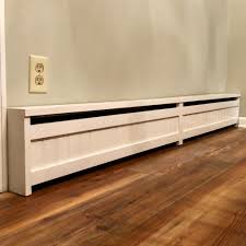 Wood covers are great but you may want to think about just using galvanized steel. Baseboard Heater Covers Home Facebook
