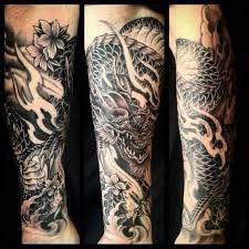 Asian Black And Grey Archives Chronic Ink Dragon Tattoo Forearm Sleeve Dragon Sleeve Tattoos Dragon Tattoo Forearm