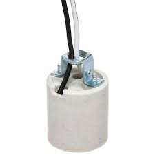 Glazed white porcelain, mixed set of five, salvage lighting, bulb sockets, wall and ceiling mount, 5 sizes. Porcelain Light Sockets At Lowes Com