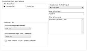 Business Analyst Arcmap Documentation
