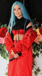 Pin By Ally On Halsey Halsey Blue Hair Hollywood