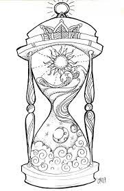 Garden hourglass coloring page, printable coloring pages, adult coloring page. Hourglass Small Art Print Small Art Prints Art Prints Art Drawings