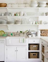 Small Space Storage Ideas Use Open Shelving Or Remove Cabinet Doors To Visually Expand The Kitchen St Open Kitchen Shelves Kitchen Inspirations Open Shelving