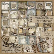 Digizines Studio Unique Digital Scrapbook Kits Family History Book Digital Scrapbooking Kits Digital Scrapbooking