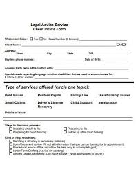 Download free client intake forms and templates in word, google docs, and pdf formats. Free 10 Legal Client Intake Form Samples In Pdf Ms Word