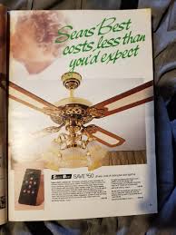 Some light kits are fairly universal, installing easily and working with a wide range of fans. Sears Canada 1985 Catalogue Vintage Ceiling Fans Com Forums