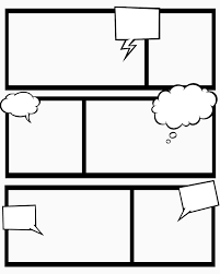 These printable comic book templates work just fine! Comic Strip Blank Template Comic Book Template Comic Template Comic Strip Template