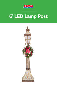Maybe you would like to learn more about one of these? Lit With 120 Warm Led Lights This Beautiful 6ft Led Glitter Gold Lamp Post Shines Throughout The Day And S Holiday Inspiration Lamp Post Christmas Decorations