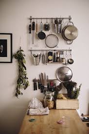 A Must Try An Ikea Kitchen With Less Wall Cabinets Using Grundtal Racks And Rail System Industrial Style Kitchen Kitchen Inspirations Kitchen Styling