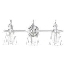 Park Harbor Phvl3063pc Polished Chrome Magruder 3 Light 24 Wide Bathroom Vanity Light