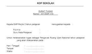 Disini kami akan bahas seputar surat tugas mulai. 14 Contoh Surat Tugas Dari Sekolah