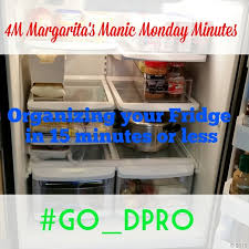 The handle makes these bins super easy to grab even when they're up high! 4 M Organizing Your Fridge With Containers Go Dpro Get Organized Month