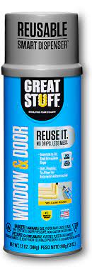Part of what makes expanding foam great is that it bonds to surfaces quickly and for the most part, permanently. Window Door Insulating Foam Sealant Foam Gap Filler Great Stuff