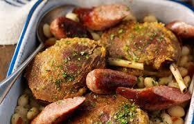Confit Of Duck Leg With A Cassoulet Of Coco Beans Pancetta And Toulouse Sausage Rezept Kochen