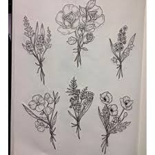 Pin By Kaitlyn King On Randos Bouquet Tattoo Wildflower Tattoo Hawaiian Tattoo