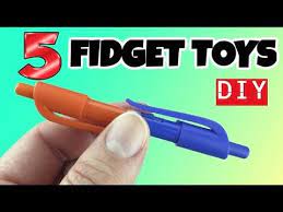 5 Easy Diy Fidget Toys Diy Toys For Kids To Make Using Household Items Stress Relievers Diys Youtube Fidget Toys Diy Fidget Toys Homemade Fidget Toys