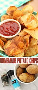Homemade Potato Chips Recipe Homemade Potato Chips Recipe Potato Chips Potato Chip Recipes