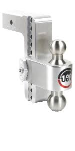 Drop adjustable class v ball mount. Amazon Com Weigh Safe Ltb8 2 5 8 Drop 180 Hitch W 2 5 Shank Shaft Adjustable Aluminum Trailer Hitch Ball Mount Stainless Steel Combo Ball 2 2 5 16 And A Double Pin Key Lock Automotive