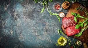 This recipe is exploding with flavor and super easy to make! Raw Beef Steak And Fresh Ingredients For Cooking On Rustic Background Stock Photo Picture And Royalty Free Image Image 46112264