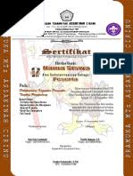 Tenis meja adalah jenis olahraga yang memiliki dua pemain atau dua pasangan dengan menggunakan raket yang antara pemain tersebut berlawanan. Piagam Penghargaan Tenis Meja