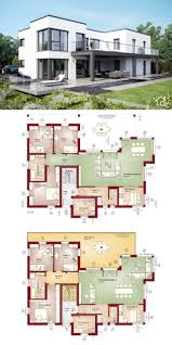 Most commonly, a household is a family unit of some kind, although households may also be other social groups, such as roommates or, in a rooming house, unconnected individuals. Modern Two Family House With Flat Roof Building Architecture In The Bauhaus Style House Ideas With Floor Pl Desain Rumah Eksterior Arsitektur Rumah Arsitektur