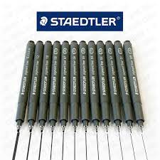 Staedtler 308 Pigment Liner Fineliner Drawing Sketching Pen Pack Of 2 Ebay Staedtler Pens Art Tools Drawing Art Pens And Markers