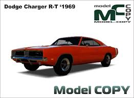 Dodge Charger R T 1969 Modello 3d Model Copy Dodge Charger Modello 3d Dodge