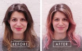 Grey hair with pink ends. Beauty Dare I Dyed My Hair Pink Stylecaster