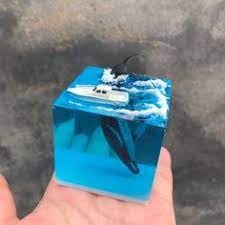创意天然白水晶球车饰滴胶海洋生物小夜灯座头鲸树脂摆件包邮全新 淘宝网 takeout container gum candy