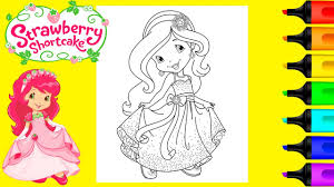 33 best moranguinho images on pinterest print coloring pages. Strawberry Shortcake Princess Coloring Pages Art And Coloring Fun Youtube