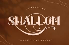 Download Shallom Font By Naulicrea Creative Fabrica SVG Cut Files