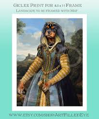 Black And Tan Cavalier King Charles Black Tan Cavalier King Charles Spaniel Renaissance Princess Etsy In 2020 Cavalier King Charles Spaniel King Charles Cavalier King Charles