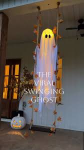 👻VIRAL SWINGING GHOST👻 drop a “BOO” if you want the details to this  adorable Halloween find!! It was so easy to put up and makes for the cutest Halloween  decor! It comes