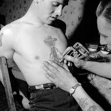 Wedding · baby shower · birthday · party · tattoo. 26 Badass Vintage Photos Of Tattoos From History
