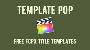 15 logo for adobe premiere pro intro template free. Template Pop 24 Free Fcpx Title Templates
