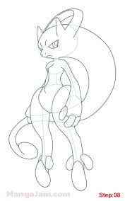 How To Draw Mega Mewtwo Y From Pokemon Mangajam Com Today we'll be showing you how to draw mega mewtwo x from pokemon go. how to draw mega mewtwo y from pokemon