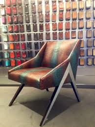 Barbarossa Leather Hornback Shown In Turquoise Copper Beautiful Artistic Frame Artistic Frame Soto Chair Chair