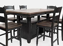 This is a standard height for dining tables, but you can change it if you have particular needs. Madison County Adjustable Height Dining Table Vintage Black By Jofran Furniture Furniturepick