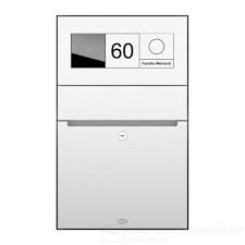 Renz Plan S Aufputz Briefkasten Premium Edelstahl V4a Geburstet Gira System 106 3 Fach Vorbereitet Briefkasten Briefkasten Edelstahl Briefkasten Renz