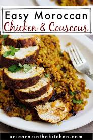 Cover and remove from heat. Moroccan Chicken Recipe With Couscous Unicorns In The Kitchen