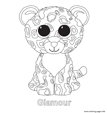 Beanies are all the rage. Glamour Beanie Boo Coloring Pages Printable
