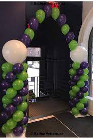 Simple Balloon Arch & Columns – Helium Balloon Inc.