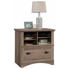Storage cabinet is perfect for small spaces. Sauder Harbor View 1 Drawer Lateral File Cabinet In Salt Oak 422112