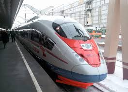 The train is a siemens velaro model, known as the siemens velaro rus. Sapsan Schnellzug
