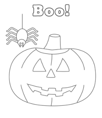 Learn about famous firsts in october with these free october printables. Easy Halloween Coloring Pages Playing Learning