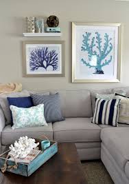 Bridget Matt S Coastal Style In The Midwest Coastal Decorating Living Room Beach House Interior Design Chic Beach House